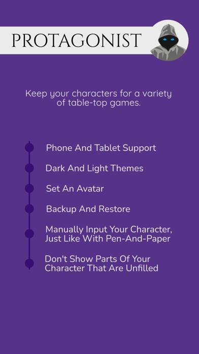 Protagonist immagine dello schermo