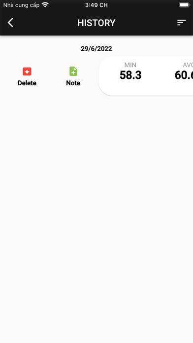 Sound Meter Captura de pantalla de la aplicación