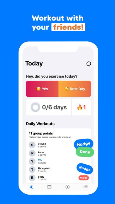 My Workout Group App screenshot #1