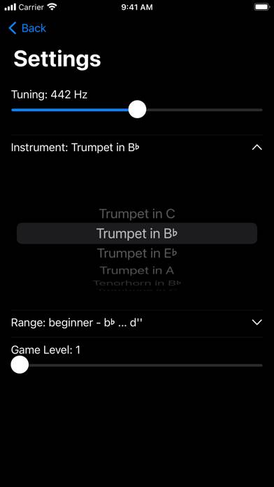 Trumpet Bingo App screenshot #4