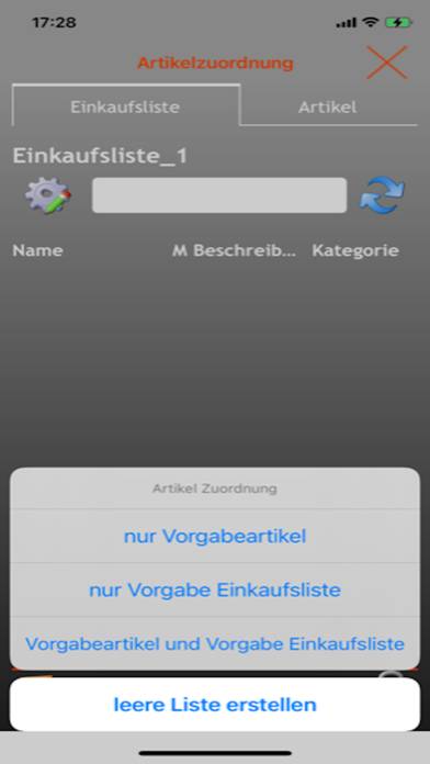 EniShoppingList App-Screenshot #1