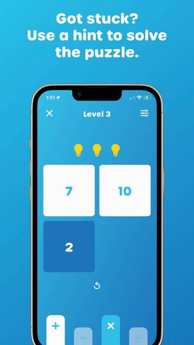 Solve 24 – Math Puzzles Spiel-Screenshot