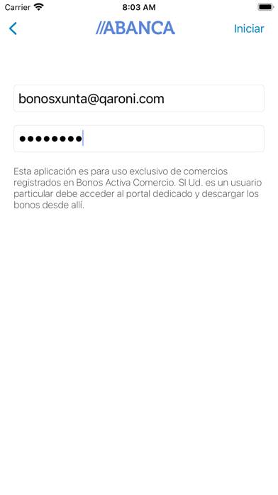 Bonos Activa Comercio App screenshot #2