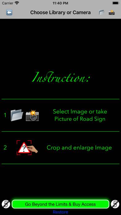 Detect Road Sign App screenshot #2