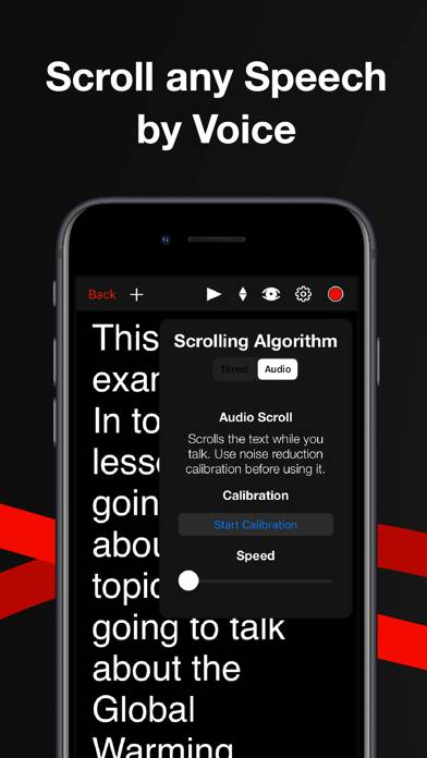 AI Teleprompter Voice & Remote App screenshot #1