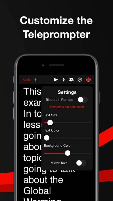 AI Teleprompter Voice & Remote App screenshot #6