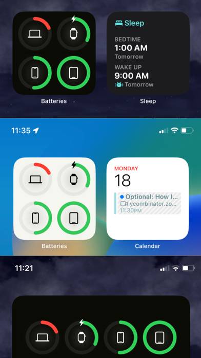 Battery Widget 2.0 Capture d'écran de l'application #1