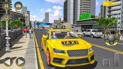City Car Taxi Simulator Game Schermata dell'app #1