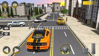 City Car Taxi Simulator Game Captura de pantalla de la aplicación #2