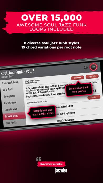 SessionBand Soul Jazz Funk 3 App-Screenshot #3