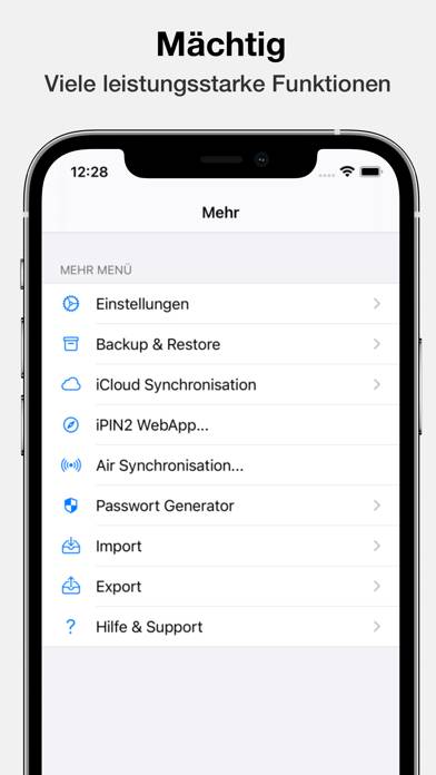 IPIN2 App-Screenshot