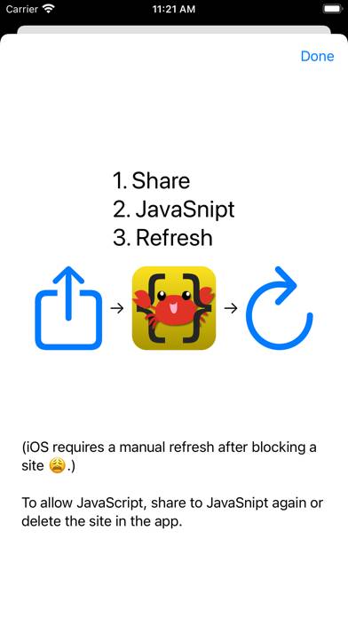 JavaSnipt Captura de pantalla de la aplicación #3