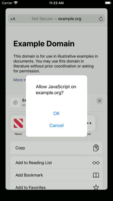 JavaSnipt Captura de pantalla de la aplicación #6