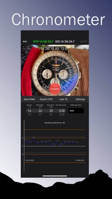 Chronometer Captura de pantalla de la aplicación