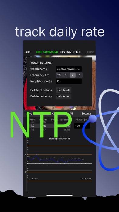 Chronometer captura de pantalla