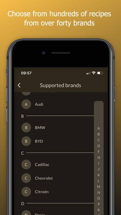 XBB Configurator App skärmdump