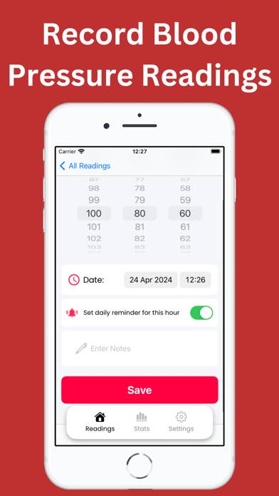 Blood Pressure Monitor App screenshot #4