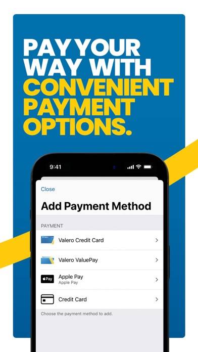 ValeroPay plus App screenshot