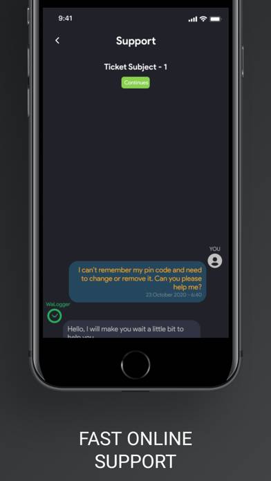 WaLogger App-Screenshot #6
