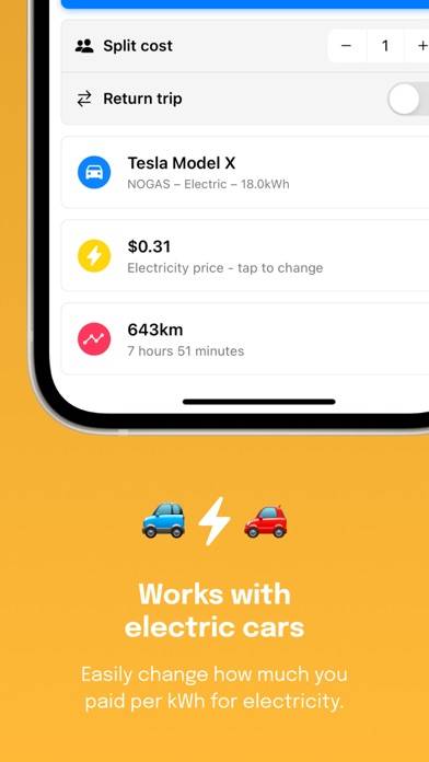 Roadtrip Gas Price Calculator App screenshot #4