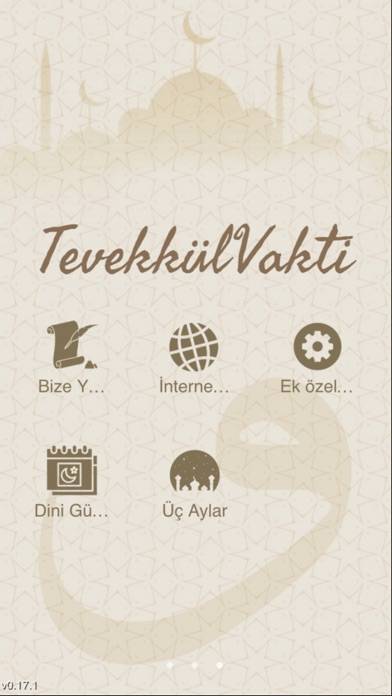 Tevekkülvakti Pro App screenshot