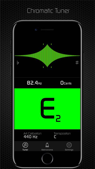 Chroma Tuner & Metronome captura de pantalla