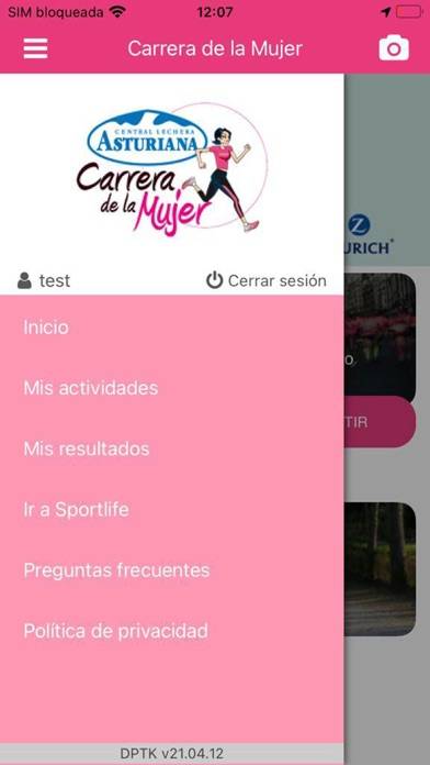 Carrera de la Mujer App screenshot