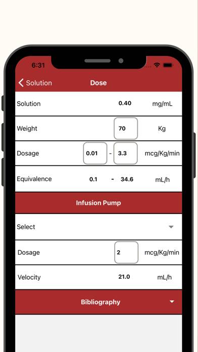 Drug Infusion in ICU Emergency Uygulama ekran görüntüsü #2
