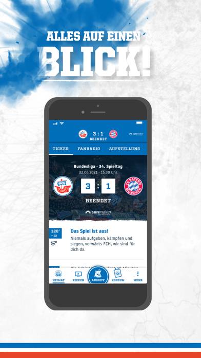 F.C. Hansa Rostock App-Screenshot