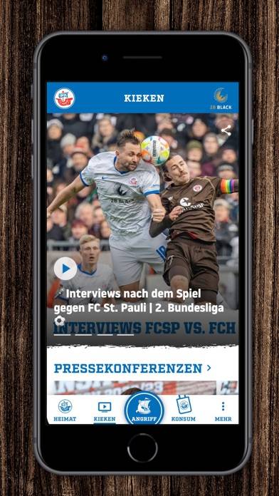 F.C. Hansa Rostock App-Screenshot