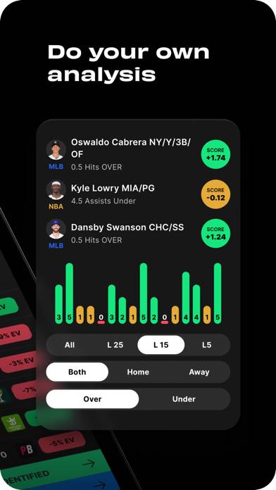 Optimal: plusEV Picks & Analysis App screenshot