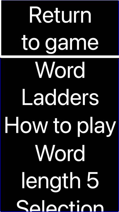 Accessible Word Ladders capture d'écran du jeu