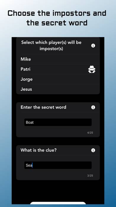 Impostor: Words Game App preview #5