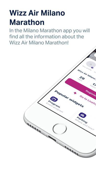 Milano Marathon Schermata dell'app #1