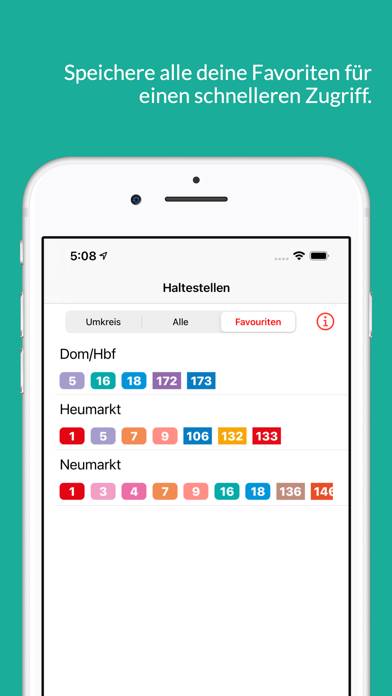 Kölner Bus & Bahn App-Screenshot #6
