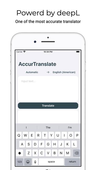 AccurTranslator Captura de pantalla de la aplicación #1