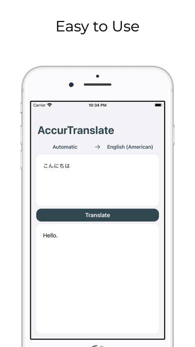 AccurTranslator Captura de pantalla de la aplicación #2