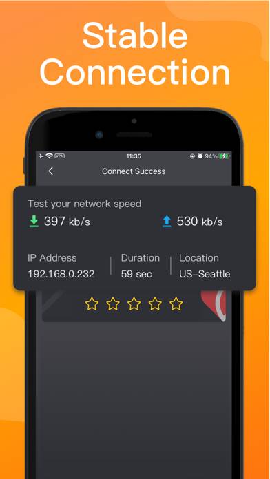 VPN Tunnel-solo VPN for iPhone capture d'écran #3