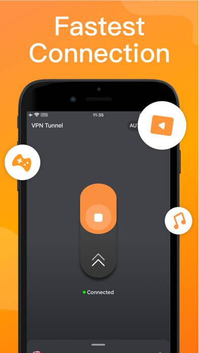 VPN Tunnel-solo VPN for iPhone capture d'écran #4