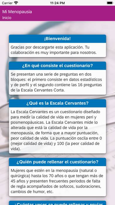 Mi Menopausia Captura de pantalla de la aplicación