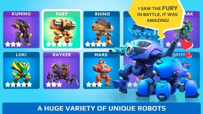 Little Big Robots. Mech Battle Скриншот приложения #2