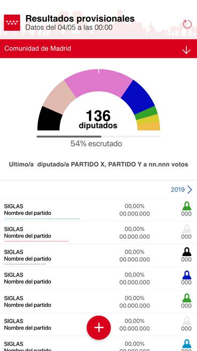 4M Elecciones Madrid 2021 App screenshot #3