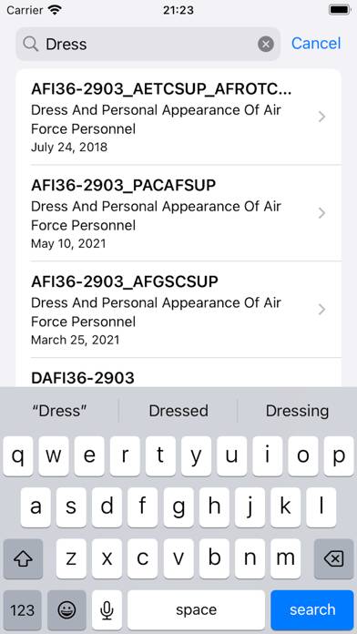 AFI Explorer App screenshot