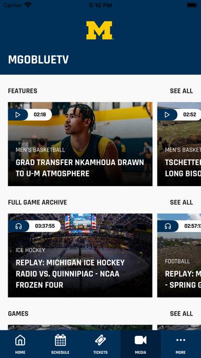 Michigan Athletics App screenshot #4