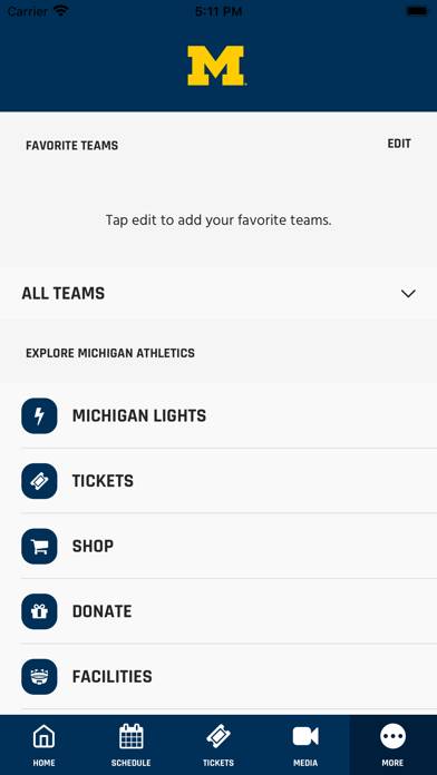 Michigan Athletics App screenshot #6