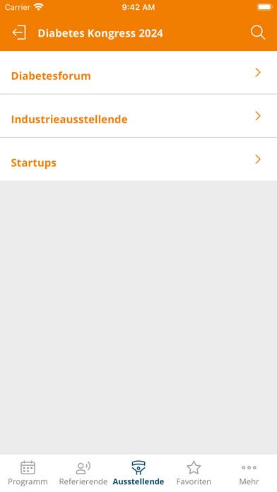 Deutsche Diabetes Gesellschaft App-Screenshot