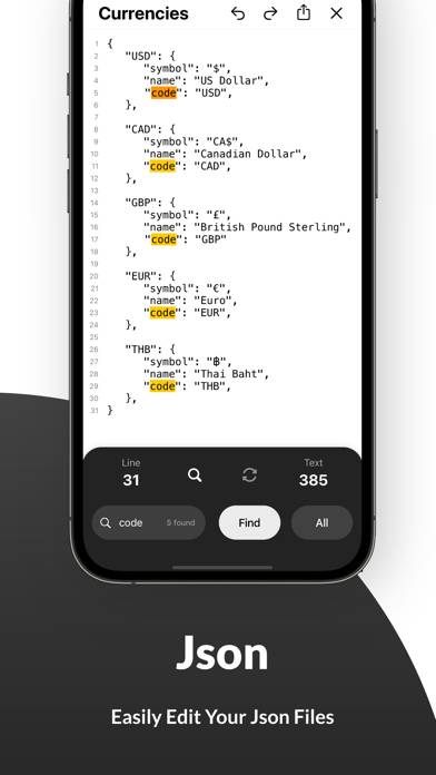 Text Editor App screenshot