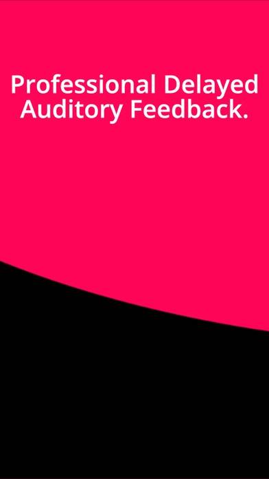 Qb | Delayed Auditory Feedback App-Screenshot #2
