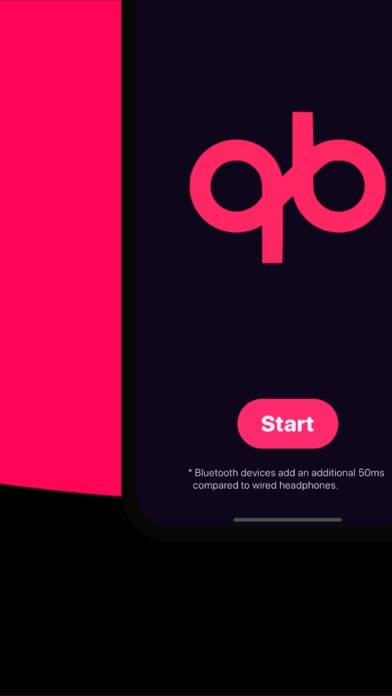 Qb | Delayed Auditory Feedback App screenshot #3
