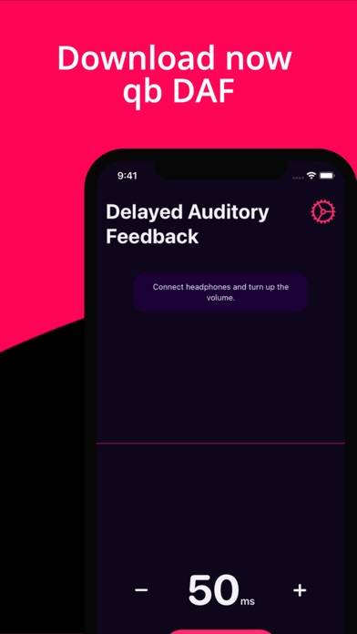 Qb | Delayed Auditory Feedback Capture d'écran de l'application #5